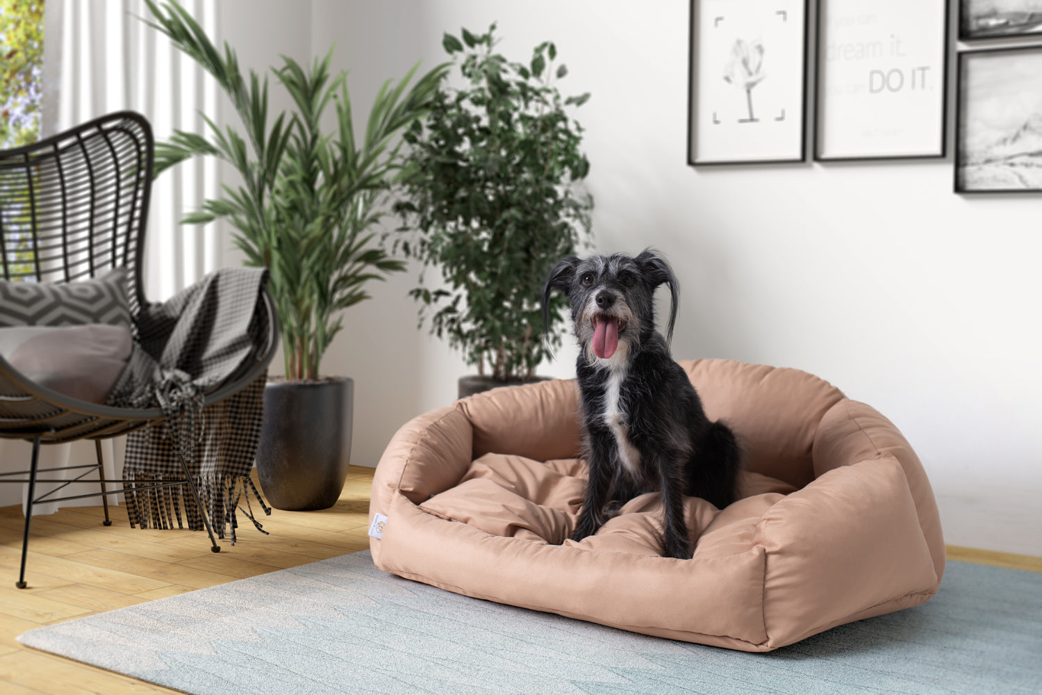 Pet bed LUNA Oxford