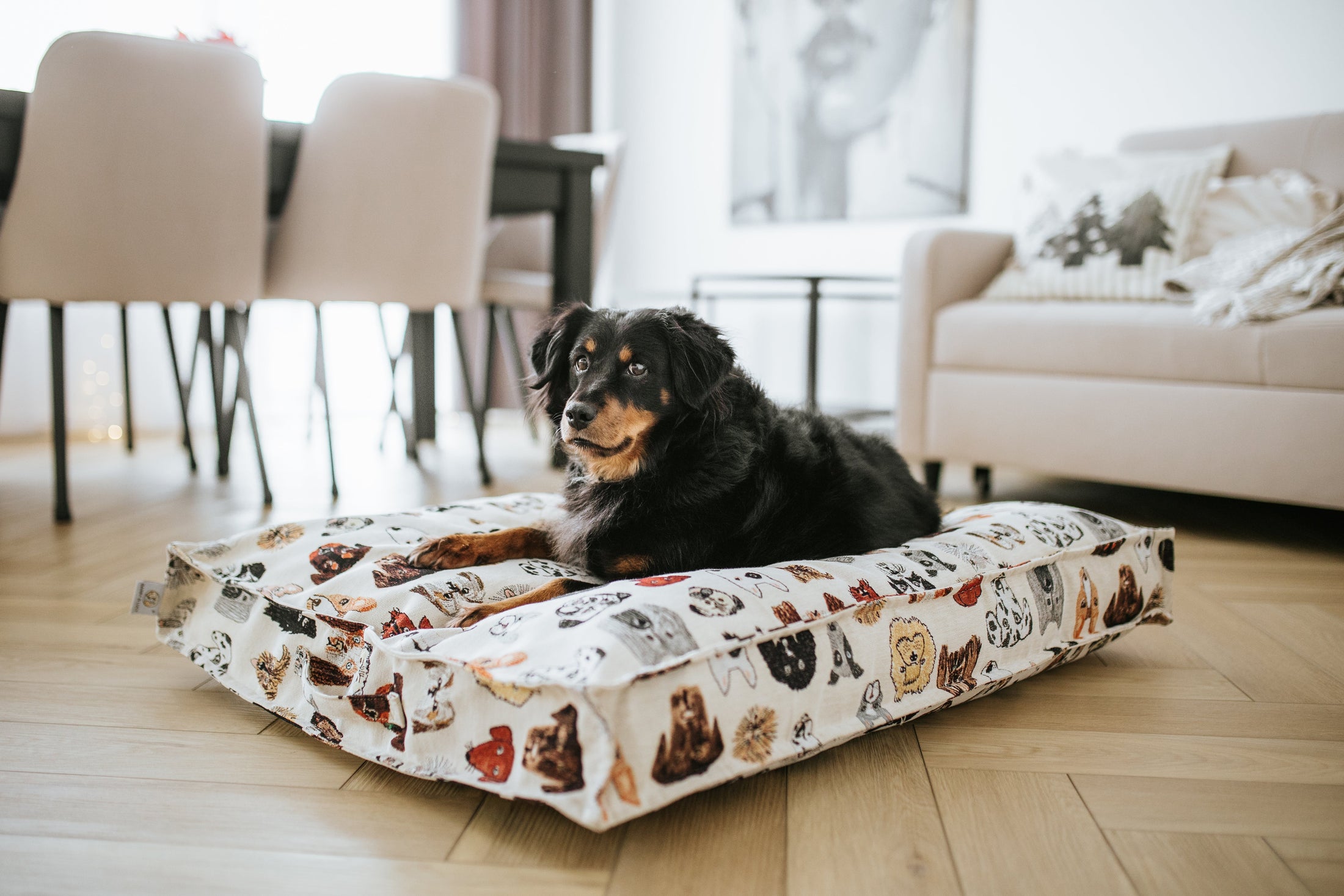 Dog bed CLASSIC Jacquard